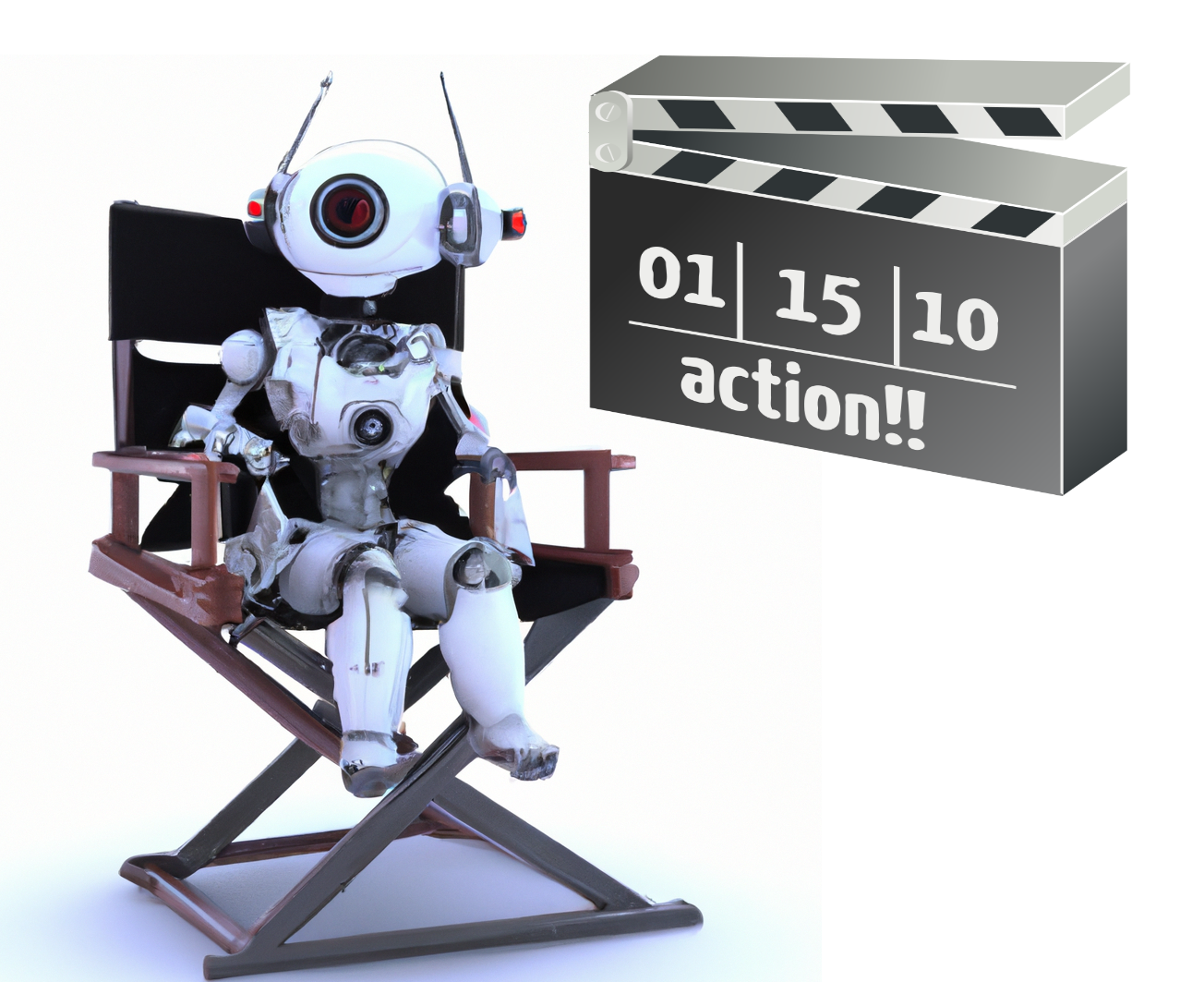 Robot as a movie director