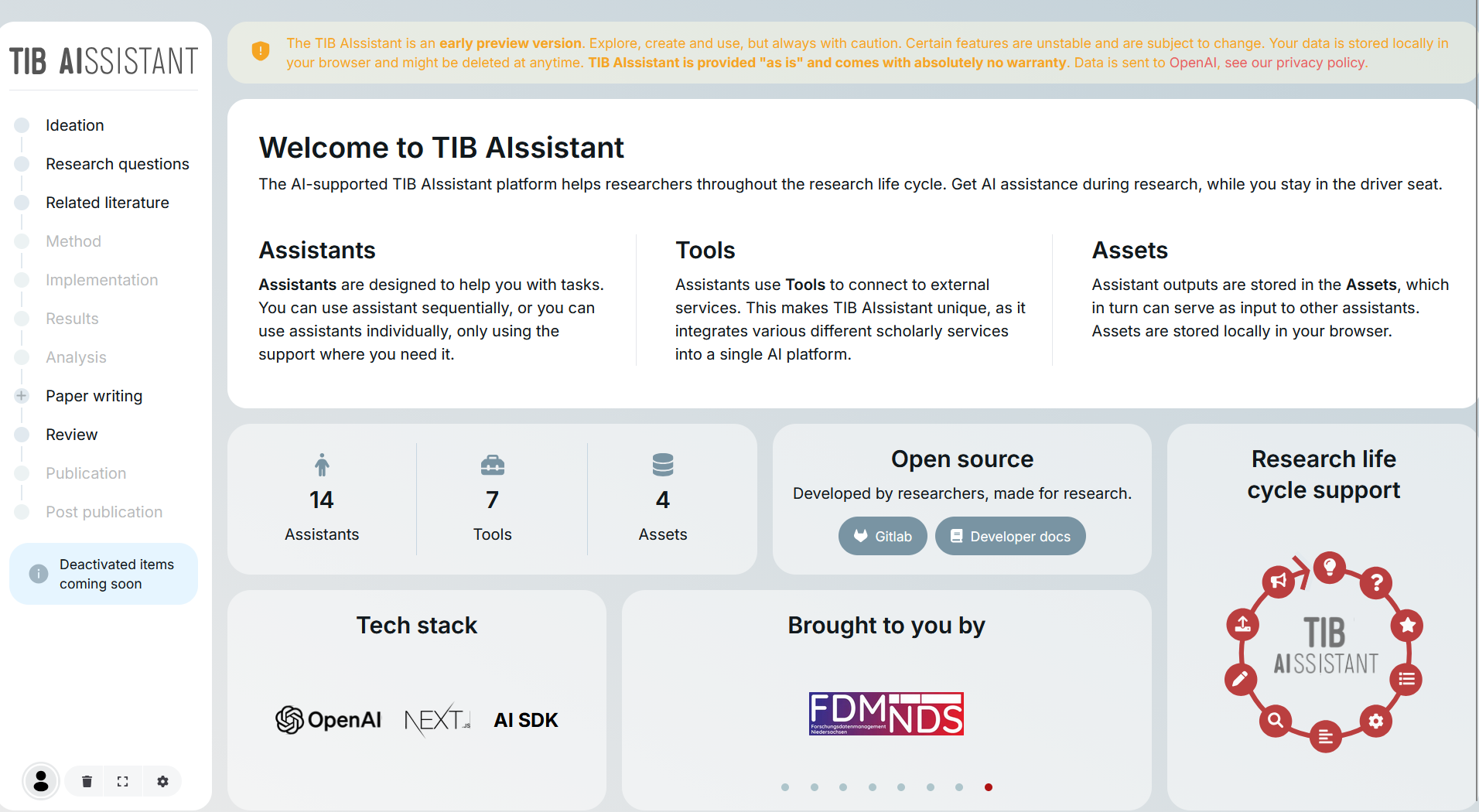 TIB Assistant Tool