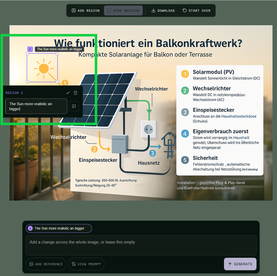 Balkonkraftwerk 1