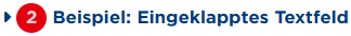 Ergebnis der Nummerierungseinstellungen mit Farbangabe