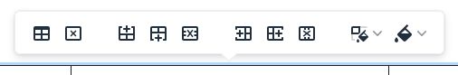Kontextmenü für Tabellen im Tiny-Editor